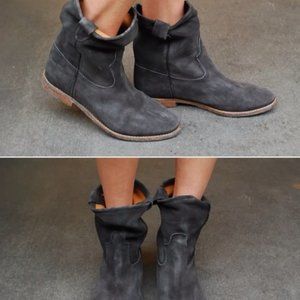Isabel Marant Slouchy Suede Ankle Boots